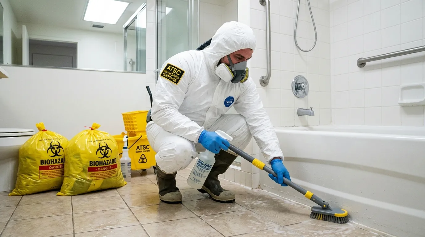 Decontamination equipment deployed for Blood Cleanup in East Hanover